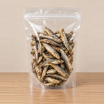 Luna raw freeze-dried whole sardine dog treats in a 250 g clear pouch