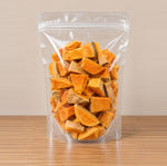 Luna freeze-dried squash and pumpkin dog treats in a 250 g clear pouch